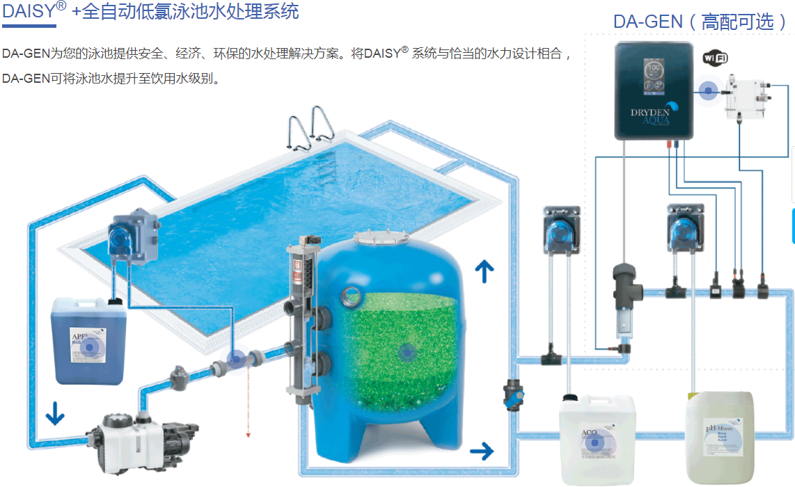 別墅游泳池水處理設(shè)備,游泳池水處理設(shè)備,泳池水處理